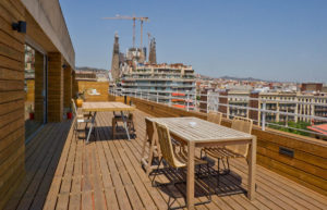 terraza de loft working